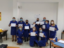 Finaliza el curso de empleados del hogar y cuidado de mayores de Cáritas Diocesana