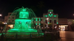 La fachada del Ayuntamiento y la fuente de la plaza se iluminarán de verde por el mes de la Artritis y el Día Mundial del O