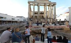 El Ayuntamiento de Mérida consensuará con los libreros si traslada la feria al Templo de Diana