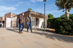 El Teatro Romano de Mérida estrena nuevos accesos, jardines, estanque, fuentes, farolas y pasarelas para mejorar la accesibilidad y la estética del re
