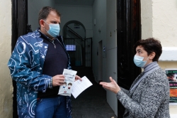 Hoy ha comenzado el reparto de las mascarillas infantiles para más de 9.000 escolares de la ciudad