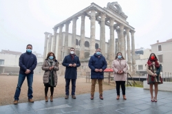 El alcalde de Mérida y presidente del GCPHE anuncia la celebración de un foro hispano-portugués con las ciudades Patrimonio de la Humanidad de ambos p