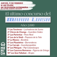 Festejos y Asociación Cultural Carnaval Romano recuperan el último concurso del María Luisa en Televisión Extremeña