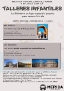 Disfrutar de Mérida a través de la lectura es el objetivo de las actividades infantiles de verano en las bibliotecas municipales