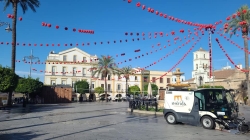 El Ayuntamiento ha contado, durante la Feria, con varios equipos de refuerzo para continuar con su labor habitual