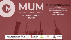 El Ayuntamiento colabora en las V Jornadas Profesionales de la Música en Extremadura que se celebrarán el 21 de octubre en la ciudad
