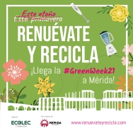 La Fundación ECOLEC celebra la quinta edición de la GreenWeek21 en Mérida con el objetivo de seguir concienciando sobre la importancia del reciclaje