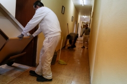 Comienzan los trabajos de reforma y sustitución del pavimento interior del Conservatorio