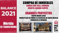 “Mérida crece en 2021 con menos deuda, menos desempleo, más patrimonio público e importantes obras en marcha que transformarán la ciudad”, Antonio Rod