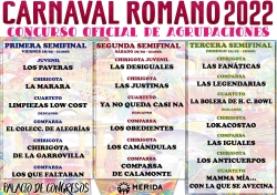 La juvenil “Los paveras”, el cuarteto “Limpiezas Low Cost”, la chirigota “La Marara” y “El coleccionista de alegrías” abrirán las semifinales del Carn