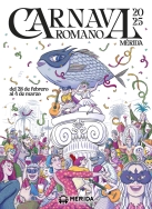 El Carnaval Romano de Mérida ya tiene cartel anunciador realizado por el ilustrador Manuel Acedo Lavado con Rómulo y Remo y la sardina como protagonis