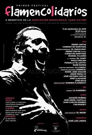 El festival de flamenco de La Albuera cambia de nombre y presenta para esta edición un cartel totalmente extremeño