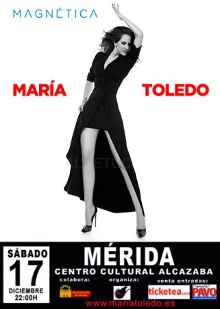 El flamenco de María Toledo, en el centro cultural Alcazaba