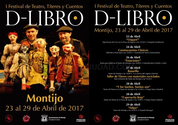 Montijo estrena festival con teatro, títeres y cuentos.