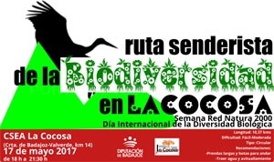 Rutas senderistas sobre la biodiversidad en La Cocosa