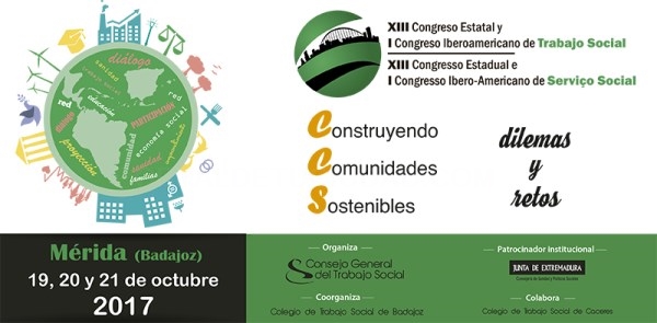 Mérida acogerá en octubre el XIII Congreso Estatal y I Iberoamericano de Trabajo Social.