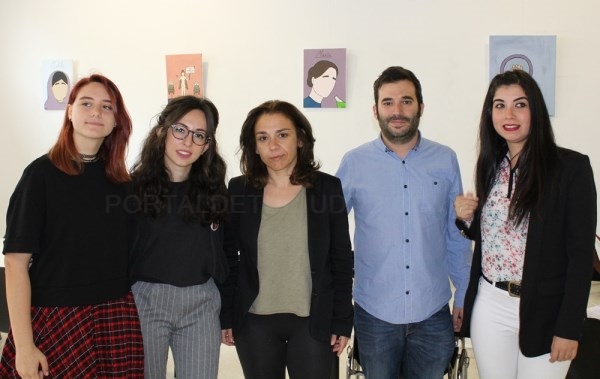 La exposición feminista Mujeres sin rostro, que se podrá ver en el Centro de Ocio Joven El economato hasta el 17 de junio.