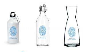 La distribución de botellas promocionales de agua del grifo será en eventos y oficinas itinerantes,
