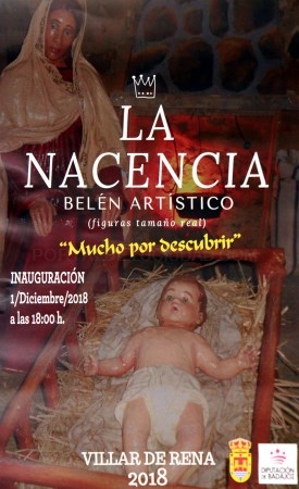 El Belén artístico de Villar de Rena, denominado “La Nacencia”, ha logrado en su segunda edición que todo un pueblo se una en torno al proyecto.