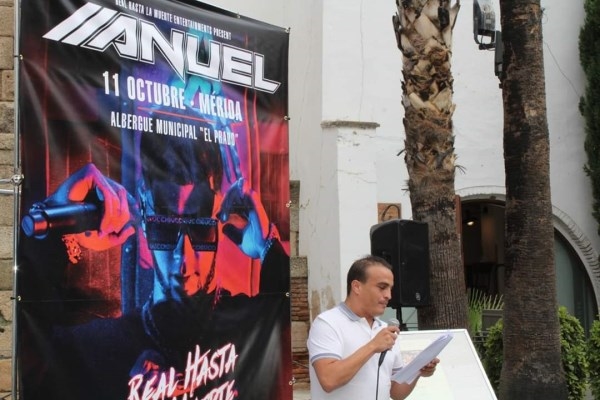 El artista Anuel espera congregar en Mérida a más de 15.000 seguidores de su música.