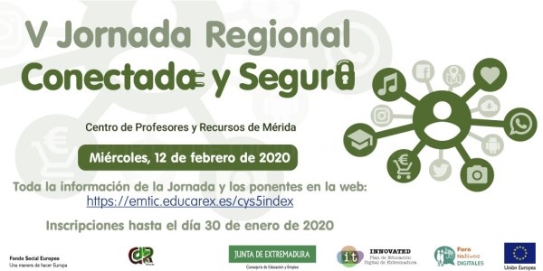 V Jornada ‘Conectado y Seguro’ para formación y prevención en el uso de redes sociales