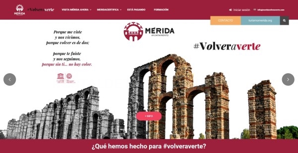 El Ayuntamiento lanza una web con la información de la campaña Volveraverte