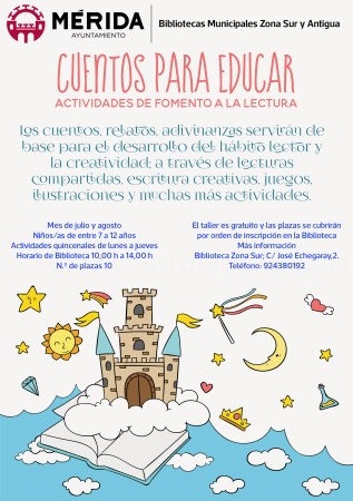 Las bibliotecas municipales ofrecen talleres para las mañanas de verano