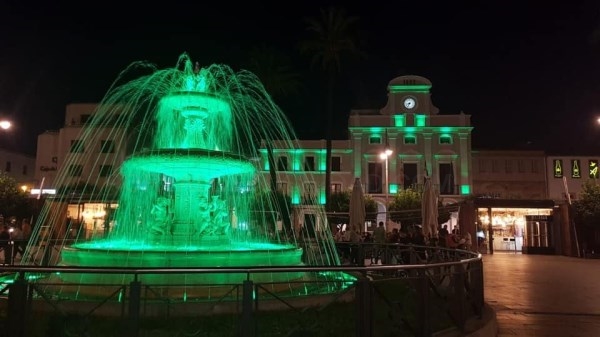 La fachada del Ayuntamiento y la fuente de la plaza se iluminarán de verde por el mes de la Artritis y el Día Mundial del O