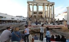 El Ayuntamiento de Mérida consensuará con los libreros si traslada la feria al Templo de Diana