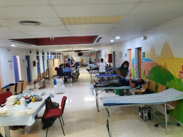 Donaciones de sangre en el Hospital de Mérida