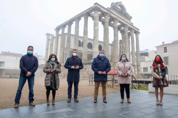 El alcalde de Mérida y presidente del GCPHE anuncia la celebración de un foro hispano-portugués con las ciudades Patrimonio de la Humanidad de ambos p