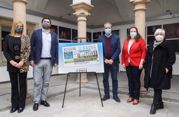 El Acueducto de Los Milagros protagoniza el cupón de la ONCE conmemorativo del XXV Aniversario del Consorcio de la Ciudad Monumental