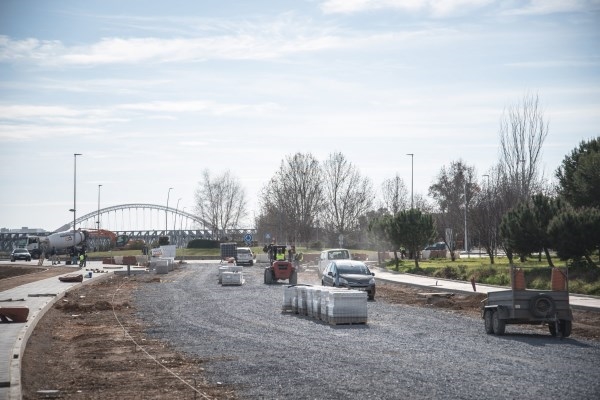 Las obras de desdoblamiento de la Avenida del Río estarán finalizadas en el mes de junio