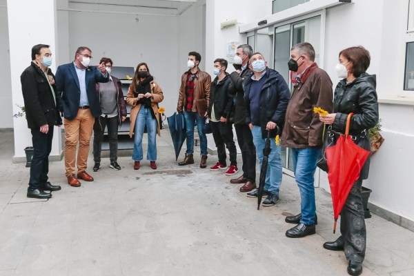 Técnicos de Diputación y otras administraciones visitan el Ayuntamiento de Mérida como ejemplo de adaptación a la Accesibilidad Universal