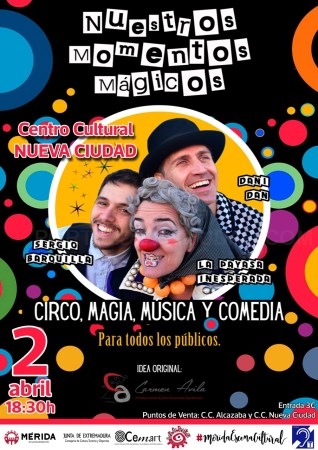 Magia y humor para todos los públicos en el Centro Cultural de Nueva Ciudad