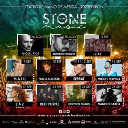 Stone & Music Festival, Outlet Urbano, Encuentro de Participación Social de la Plataforma del Voluntariado, teatro, cine, deportes y «Via Martyrum» en