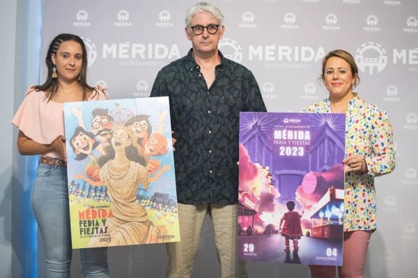 ‘Livia se va de fiesta’ es el nombre del cartel ganador que anunciará la Feria y Fiestas de Septiembre de Mérida 2023