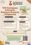 El VII Certamen Literario Rectora Rosario Valpuesta abre la convocatoria