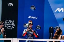 Dani Muñoz fue segundo en el Gran Premio de Brasil de Moto2