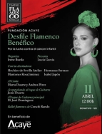 Desfile de moda flamenca a beneficio de Acaye