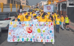 La marcha intercentros por la ELA recaudó 1.642 euros