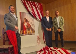 Una sevillana visual hecha cartel para anunciar la Feria de Mayo