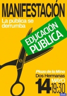 Manifestación por la Educación Pública en Dos Hermanas