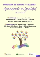 Aprendiendo en Igualdad 2025-26 clausura sus cursos y talleres