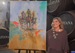 Mariló Rivera realiza el cartel de las carreras de caballos de Sanlúcar