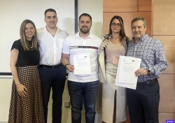 Residentes de Olivar de Quintos, premio provincial Mejor TFR