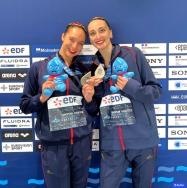 Triple subcampeona continental de natación artística