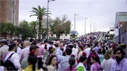 Un conductor atropelló a un voluntario de Protección Civil en la romería de Valme
