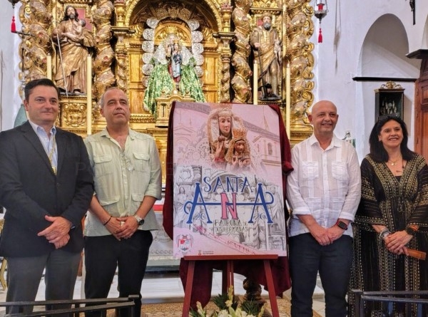 El cartel de Santa Ana aúna devoción, historia e identidad local