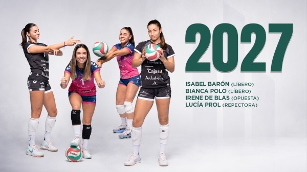 Isabel Barón y Lucía Prol lideran las renovaciones en el Cajasol